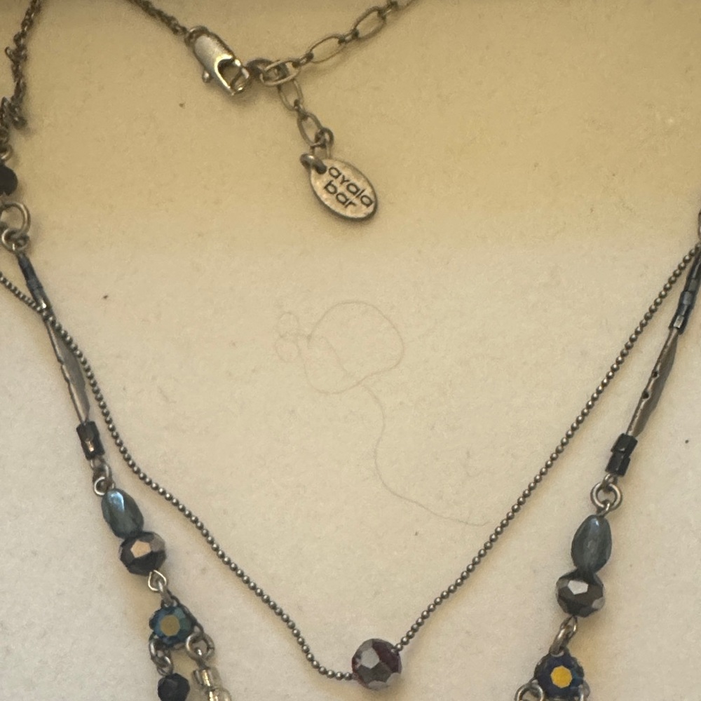 Chic Black and Silver Necklace - Picture 3 of 4
